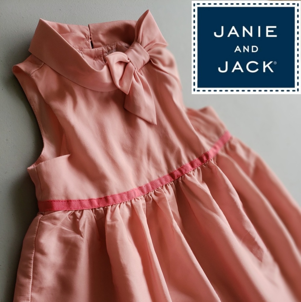Janie and Jack Girl's Coral Carousel Dress Size 2T
